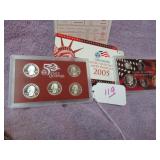 2005 US MINT SILVER PROOF SET - UNCIRCULATED