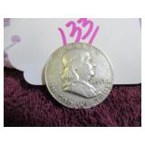 1953-D FRANKLIN HALF DOLLAR - SILVER, CIRCULATED