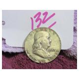 1953-D FRANKLIN T0 - CENT PIECE, CIRCULATED