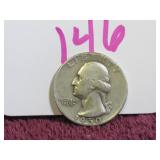 SILVER WASHINGTON QUARTER - 1950-P, CIRCULATED
