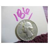 SILVER WASHINGTON QUARTER - 1964-D, GOOD