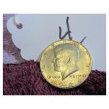 1964-D KENNEDY HALF DOLLAR - SILVER, VG