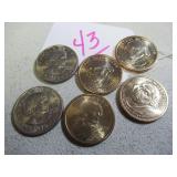 LOT OF 3 GEORGE WASHINGTON DOLLAR, VG