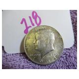 1965-D SILVER KENNEDY HALF DOLLAR, GOOD/CIRCULATED