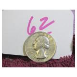 1953-D SILVER QUARTER - US, CIRCULATED