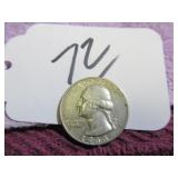 1963-D SILVER QUARTER, GOOD