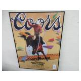 VTG 1909 FRAMED POSTER - HULETT RODES & PARADE...
