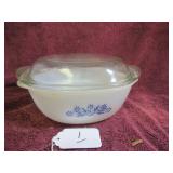 VTG PYR-O-REY GLASS CASSEROLE - GC