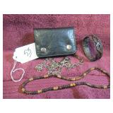 SURFERS NECKLACE, BIKERS WALLET, & CHAIN SNAP...