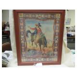 JOAN COLE - BUCKING BRONCO - 18.75'W X 22.75'H