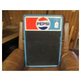 VTG PEPSI-COLA CHALKBOARD MENU SIGN - BY STOUT...