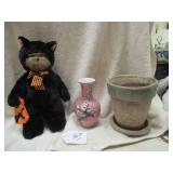 BEARINGTON BEAR, ASIAN VASE, ROWE POTTERY...
