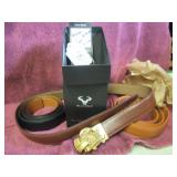 BULLIANT BELTS - TRIM TO FIT - W/ GOLD-TONE...