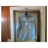LEVI STRAUSS SIGNATURE WESTERN DENIM SHIRT -...