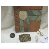 BOX LOT: ROWE POTTERY MOSAIC ART TILE - 6' X 6'...