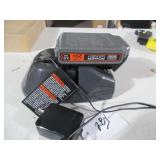 BLACK & DECKER LITIUM CHARGER & BATTERY - 20-VOLT
