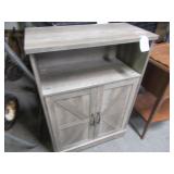 GRAY WASH ACCENT CABINET - 34'H X 23.5'W