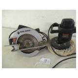 BLACK & DECKER ELECTRIC SAW - 7.5' - 2 1/4 HP &...