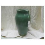 MATT GREEN GLAZED VASE - 11.5'H - GC