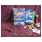 BOX LOT: L-TO-R: BOY SCOUT BRASS & METAL BELT...