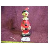 VTG BLOW MOLD RED CLOWN PIGGY BANK