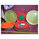RACHEL RAY ROUND + SQUARE BOWL - 9.75'W, (4)...