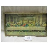 3D LAST SUPPER PIECE - FRAMED - 15'W X 8'H