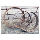 (3) Steel Wheels