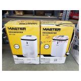 (2) Master Climate Solutions Dehumidifiers