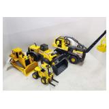 Toy Dozer & Tonka Forklift, Loader, Crane