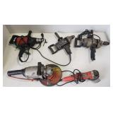 (3) Drills, Grinder, Sander