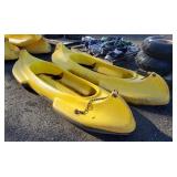 (2) Flat-Bottom Canoes