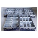Asst. Chrome Carriage Bolts & 12-Pt Screws