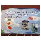 (20) Heavy Duty Lifting Staps 2'x9.8'