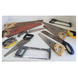 Assorted Hand Saws