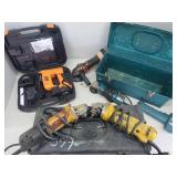 (2)DeWalt Grinders, Cordless Brad Nailer, Grinder
