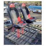 (2) RZR Seats on Shocks
