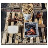 Bottle Jacks, Chain Hoists, Rope, Canopy