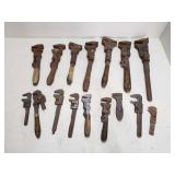 Assorted Vintage Pipe Wrenches