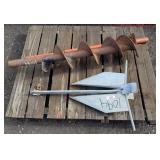 Boat Anchor, 8' Auger, Dig Bar
