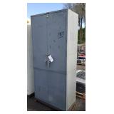 Metal Storage Cabinet w/Casters