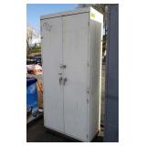 Metal Storage Cabinet w/Casters