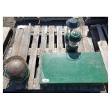 (2) Lanterns, Coleman Heater & Case