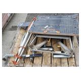 Work-Mate Table Vise, Tripot, Roller Stands, Misc