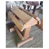 Wood Saddle Stand