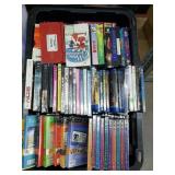 Bin of Movie DVDs