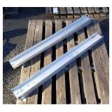 (2) Folding Aluminum Racks