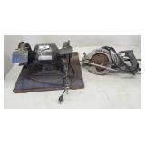 6' Bench Grinder & Circular Saw