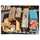 Pallet of Toolboxes & Contents