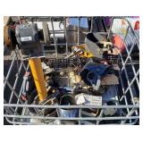 Crate, Grinder, Bottle Jacks, Welding Hoods